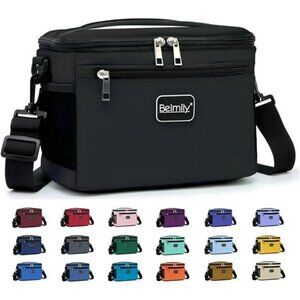 Small Insulated Lunch Bag Cooler Tote Leakproof Lunchbox for Work Travel Picnic